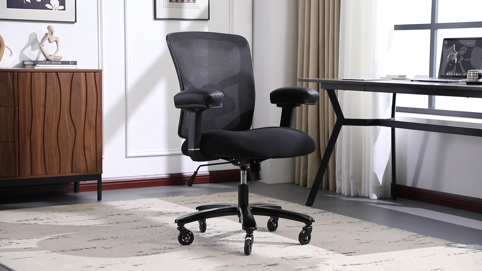Amazon.com : Coolka 500LBS Big and Tall Office Chair with 4D